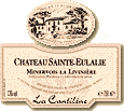 Etiquette Château Sainte Eulalie - La Cantilène