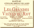 Etiquette Les Grandes Vignes du Roy