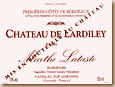 Etiquette Château de Lardiley