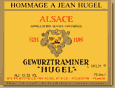 Etiquette Hugel - Hommage à Jean Hugel