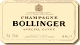 Etiquette Bollinger - Spécial Cuvée