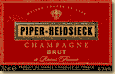 Etiquette Piper-Heidsieck - Brut