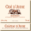 Etiquette Château d'Aydie - Odé d'Aydie