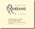 Etiquette Domaine La Réméjeanne - Les Genévriers