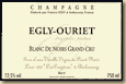 Etiquette Egly-Ouriet - Blanc de Noirs Vieilles Vignes