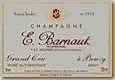 Etiquette E. Barnaut - Brut Rosé authentique