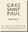 Etiquette Château Grès Saint Paul - Romanis