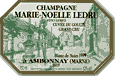 Etiquette Marie-Noëlle Ledru - Cuvée du Goulté