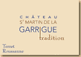 Etiquette St Martin de La Garrigue - Cuvée Tradition (b)