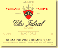 Etiquette Zind Humbrecht - Clos Jebsal