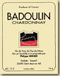 Etiquette Domaine Badoulin - Chardonnay