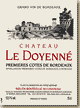 Etiquette Château Le Doyenné