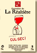Etiquette Domaine de La Réaltière - Cul-Sec