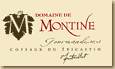 Etiquette Domaine de Montine - Gourmandises