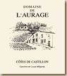 Etiquette Domaine de L'Aurage