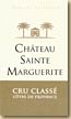 Etiquette Château Sainte Marguerite