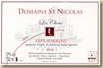 Etiquette Domaine Saint-Nicolas - Les Clous