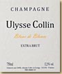 Etiquette Ulysse Colin - Blanc de Blancs