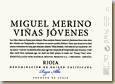 Etiquette Miguel Merino - Vinas Jovenes
