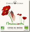 Etiquette Camille Cayran - L'Insouciante