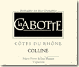 Etiquette Domaine La Cabotte - Colline