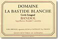Etiquette La Bastide Blanche - Cuvée Estagnol