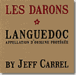 Etiquette Jeff Carrel - Les Darons Rouge