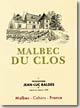 Etiquette Clos Triguedina - Malbec du Clos