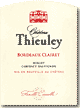 Etiquette Château Thieuley - Clairet