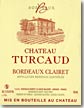 Etiquette Château Turcaud - Clairet