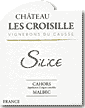 Etiquette Château Les Croisilles - Silice