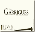 Etiquette Domaine Pierre Clavel - Les Garrigues
