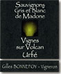 Etiquette Gilles Bonnefoy - Sauvignons Gris Et Blanc de Mado