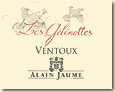 Etiquette Alain Jaume - Les Gelinottes