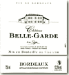 Etiquette Château Belle-Garde - Blanc