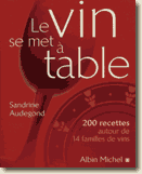 Couverture : Le Vin se met à table de Sandrine Audegond
