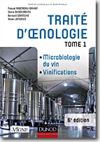 Couverture Traité d'oenologie : Tome 1, Microbiologie du vin, Vinification (Relié) de Denis Dubourdieu, Aline Lonvaud, Pascal Ribéreau-Gayon et Bernard Donèche