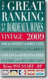 Couverture Le grand classement des vins de Bordeaux 2009 de Rémy Poussart