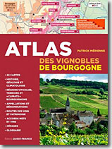 Couverture Atlas des vignobles de Bourgogne de Patrick Merienne